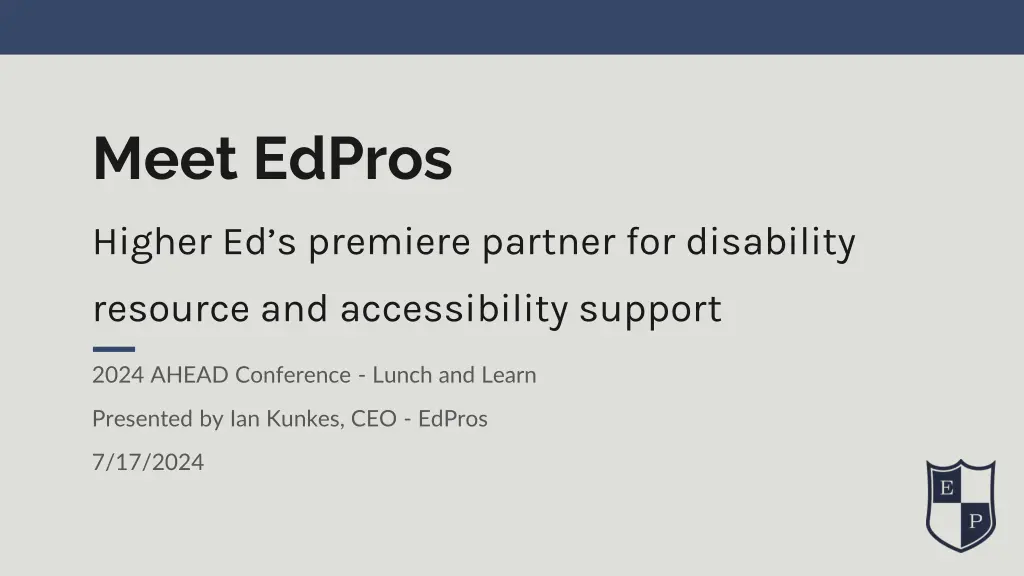 meet edpros n.w