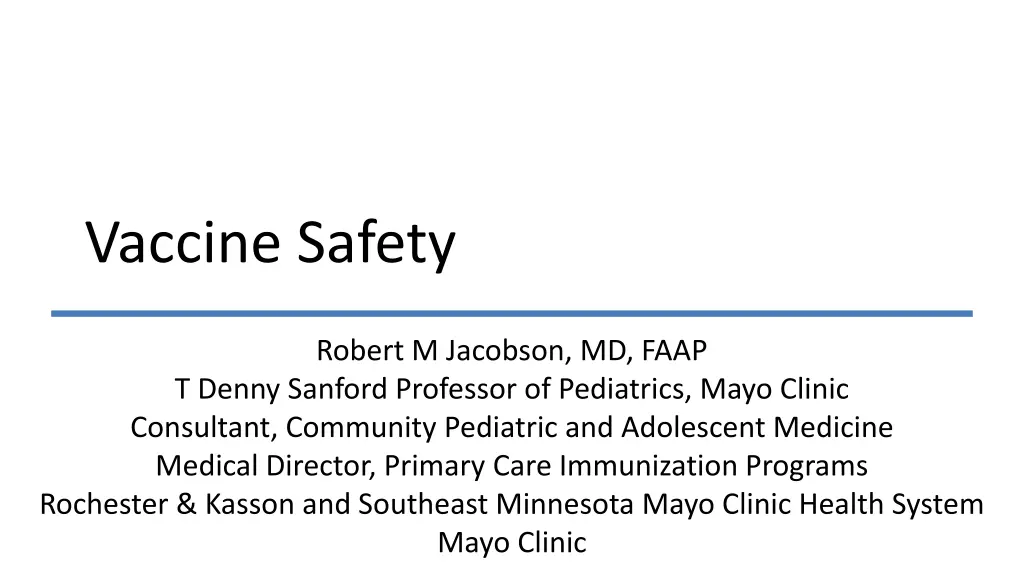 vaccine safety n.w