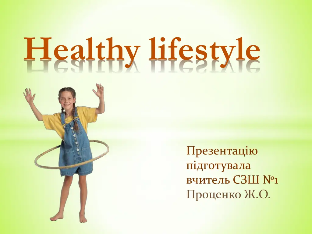 healthy lifestyle n.w
