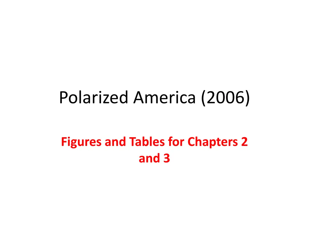 polarized america 2006 n.w