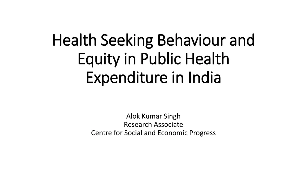 health seeking behaviour and health seeking n.w