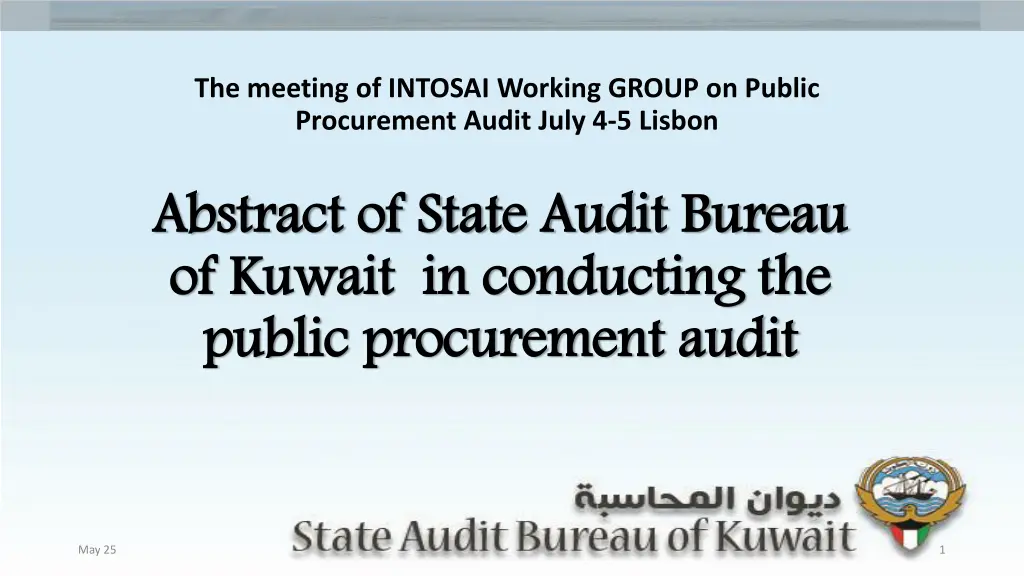 the meeting of intosai working group on public n.w