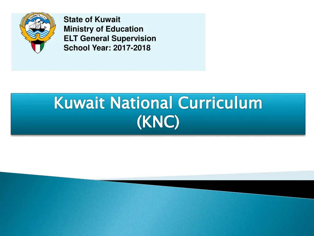 state of kuwait ministry of education elt general n.w