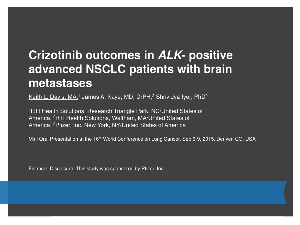 crizotinib outcomes in alk positive advanced n.w