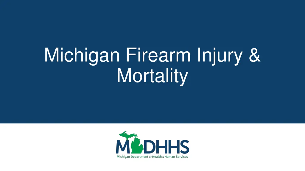 michigan firearm injury mortality n.w