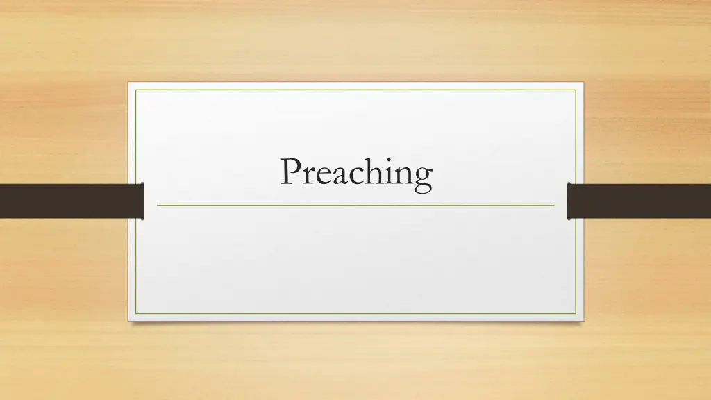 preaching n.w