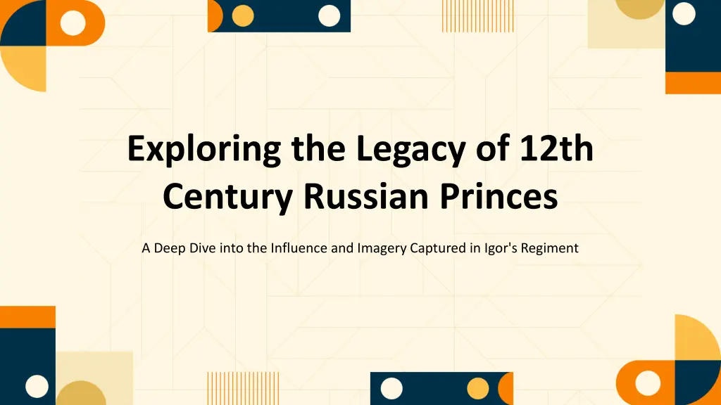 exploring the legacy of 12th century russian n.w