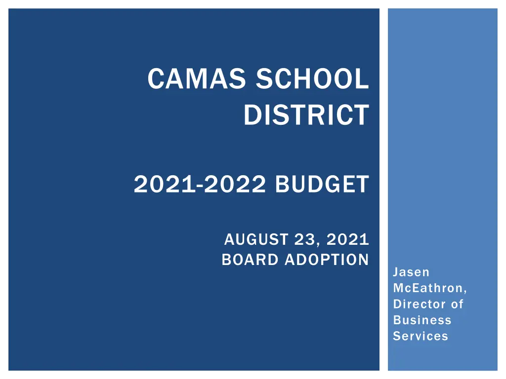 camas school district n.w
