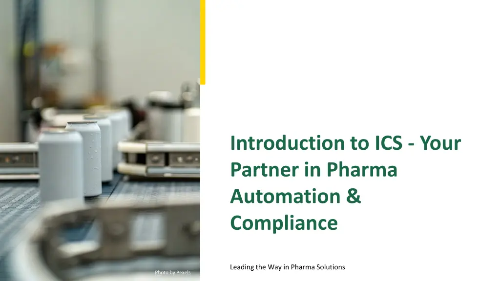 introduction to ics your partner in pharma n.w