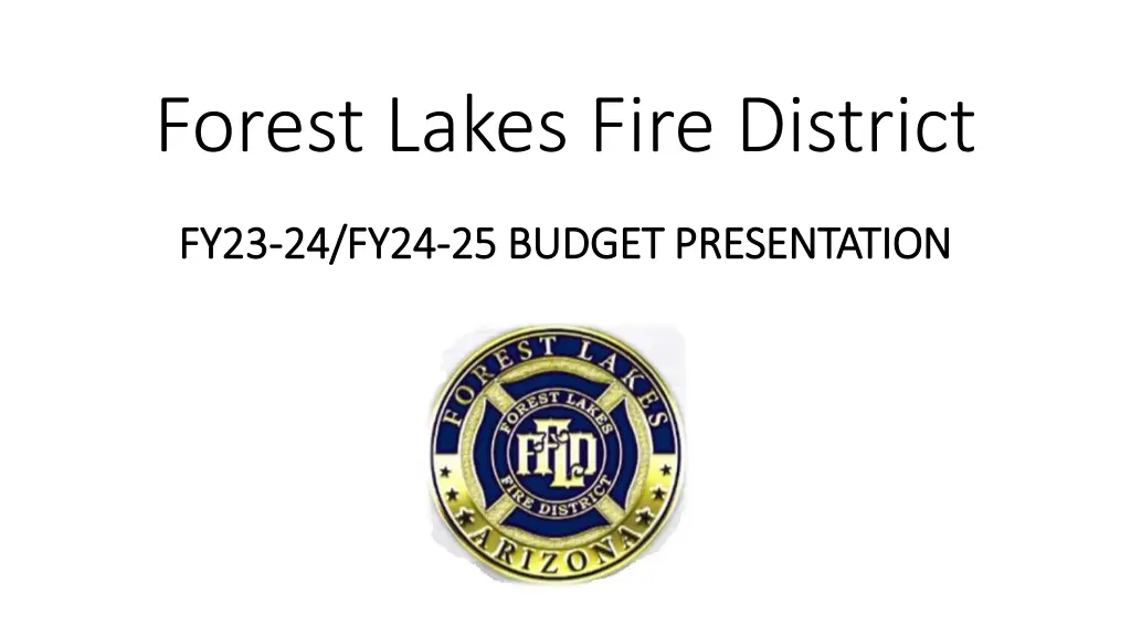 forest lakes fire district n.w