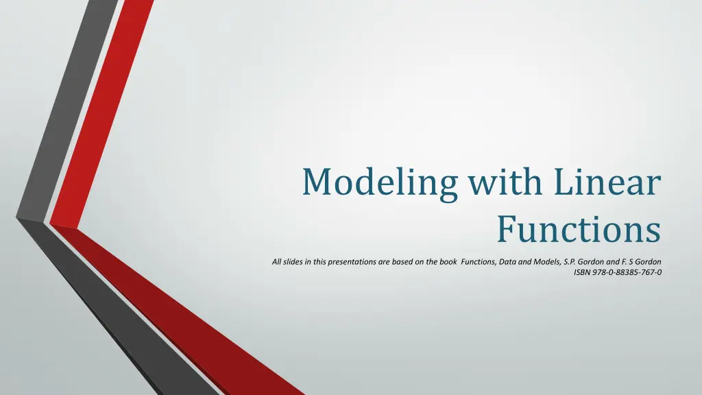 modeling with linear n.w