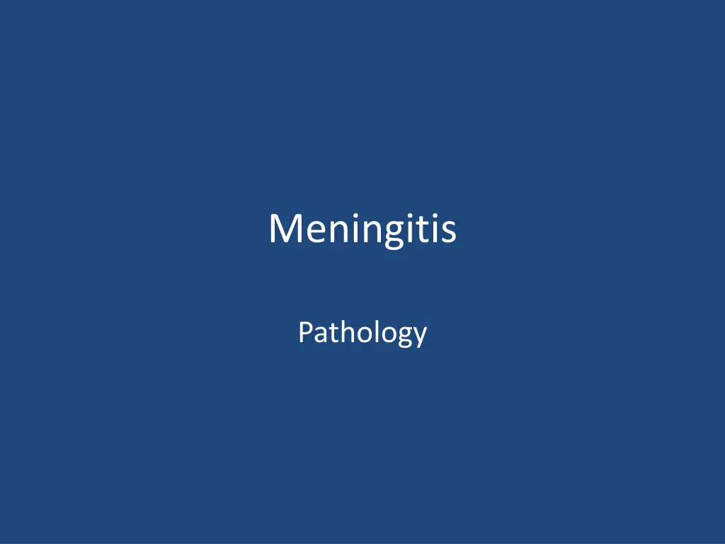 meningitis n.w