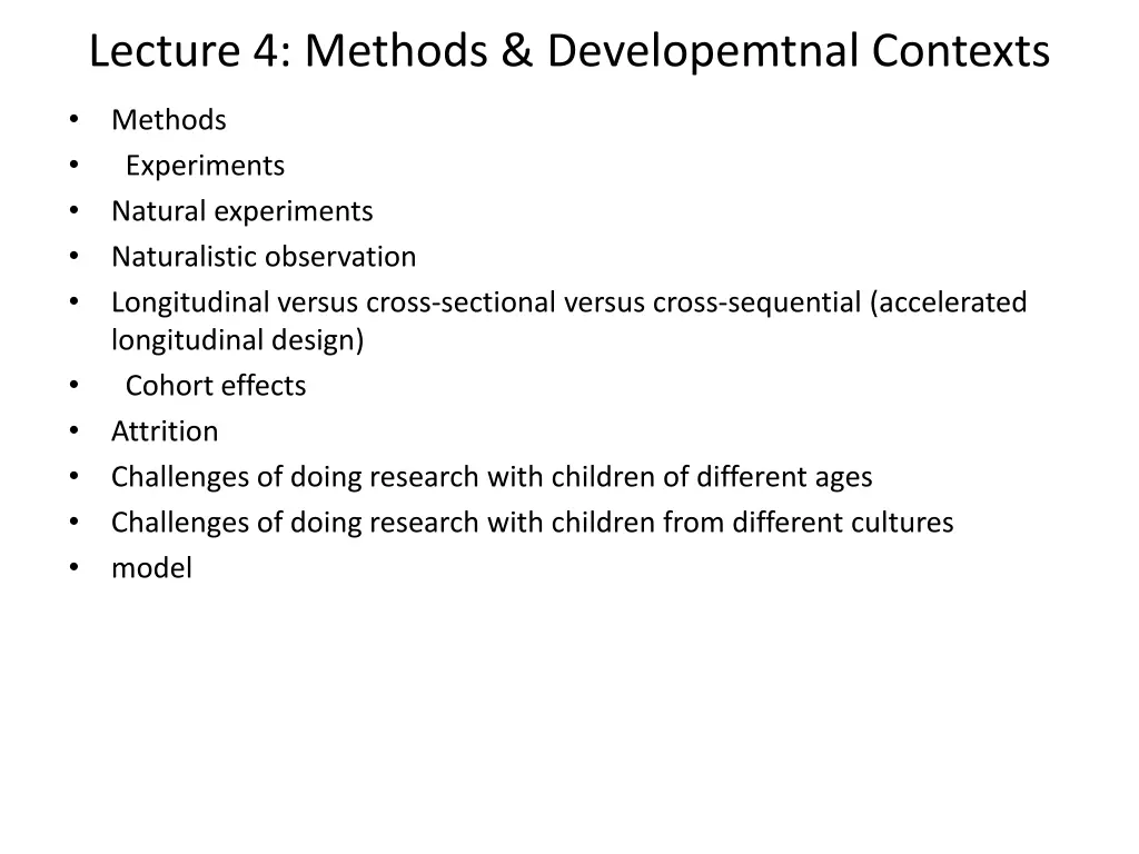 lecture 4 methods developemtnal contexts n.w