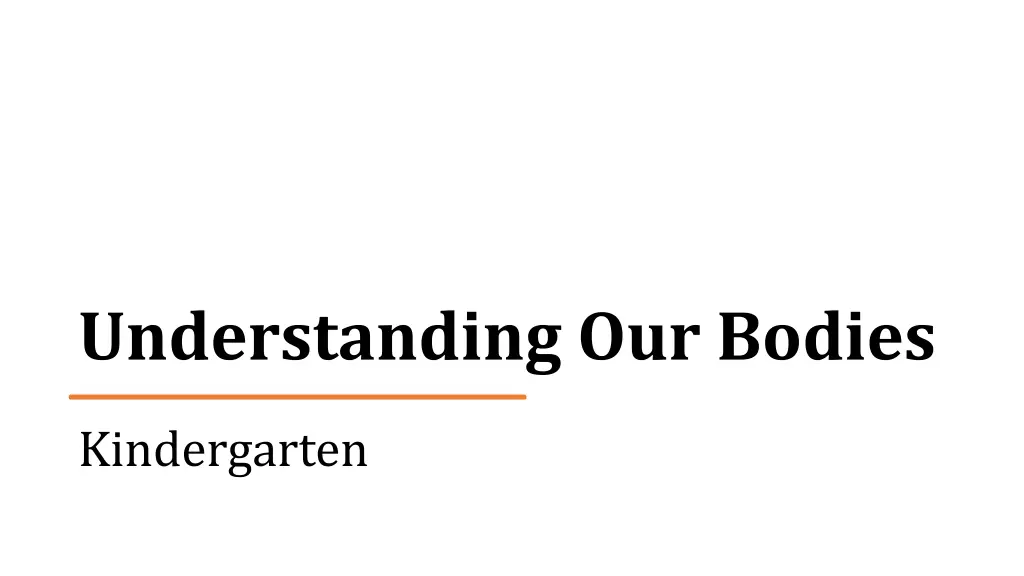 understanding our bodies n.w