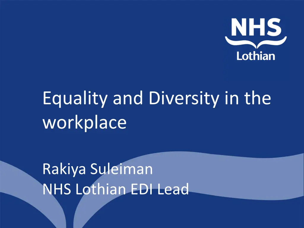 equality and diversity in the workplace n.w