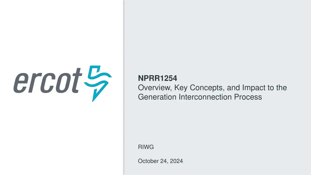 nprr1254 overview key concepts and impact n.w