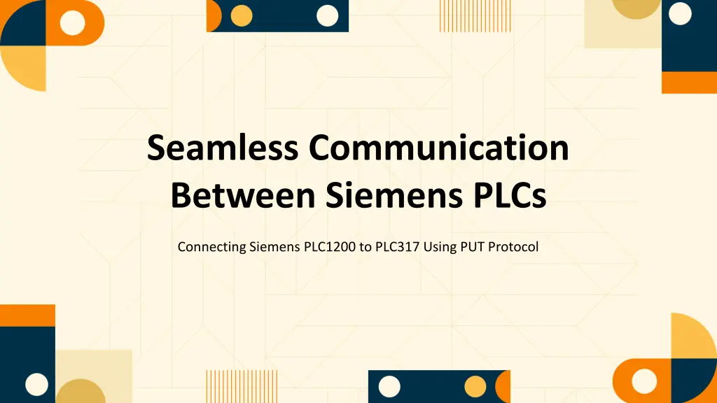 seamless communication between siemens plcs n.w