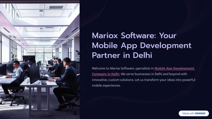 mariox software your mobile app development n.w