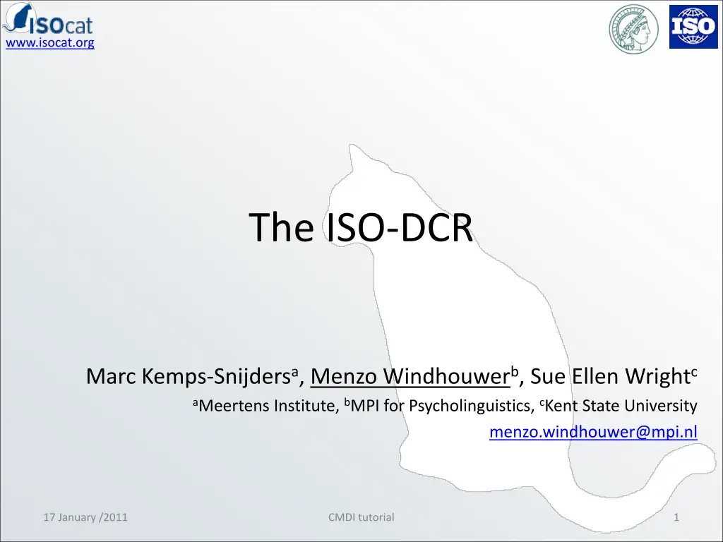 www isocat org www isocat org n.w