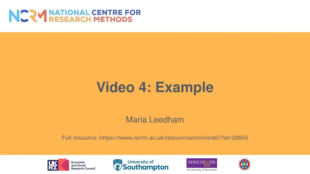 video 4 example n.w