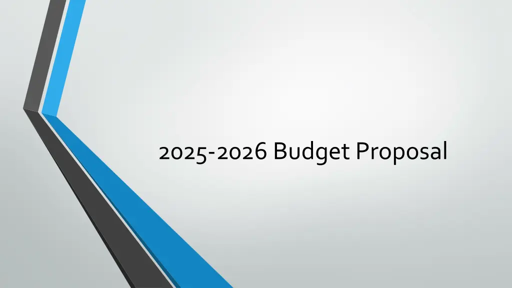 2025 2026 budget proposal n.w