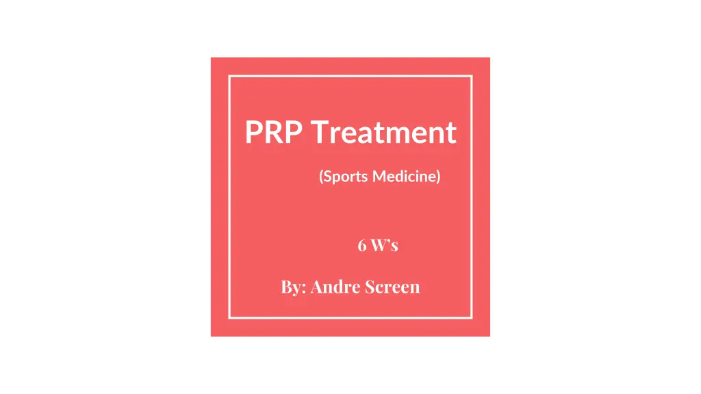 prp treatment n.w