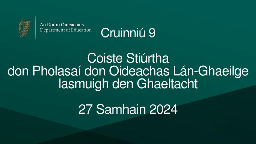 cruinni 9 n.w