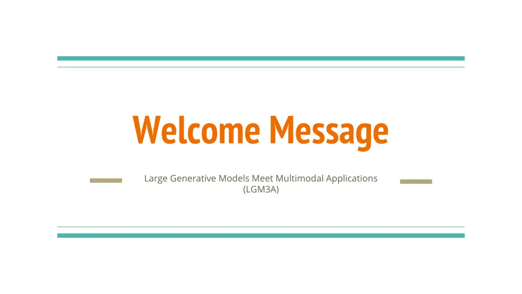 welcome message n.w