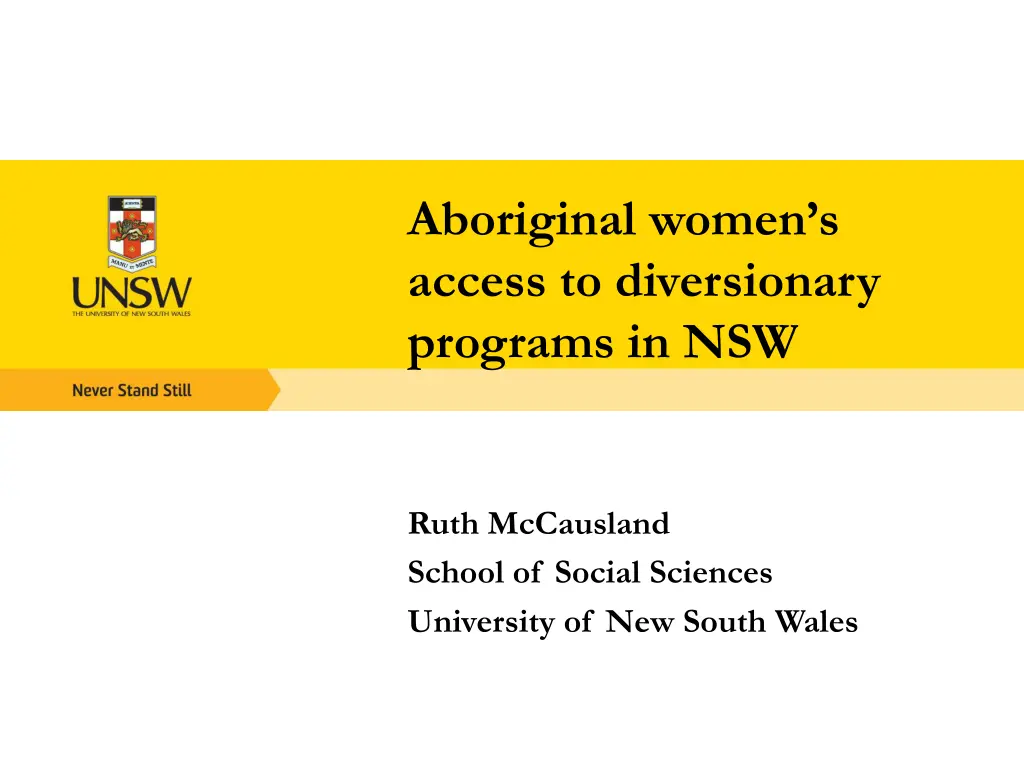 aboriginal women s access to diversionary n.w