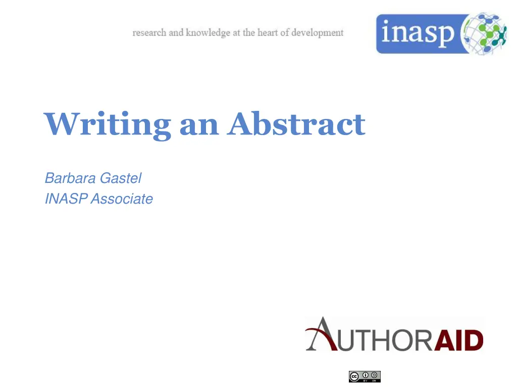 writing an abstract n.w