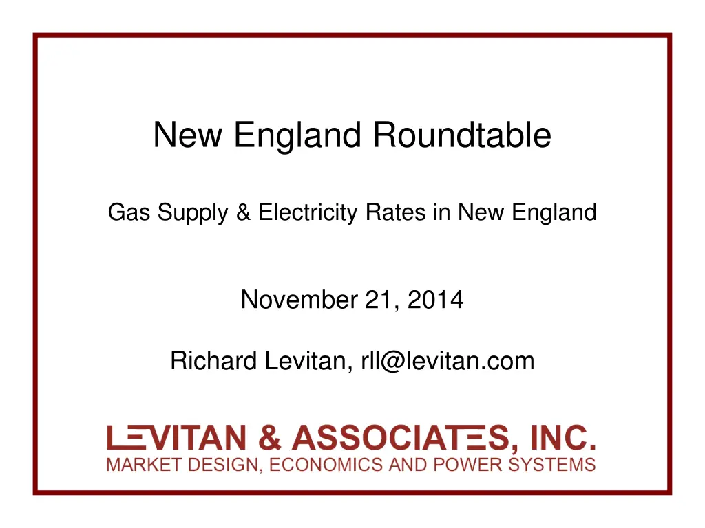 new england roundtable n.w