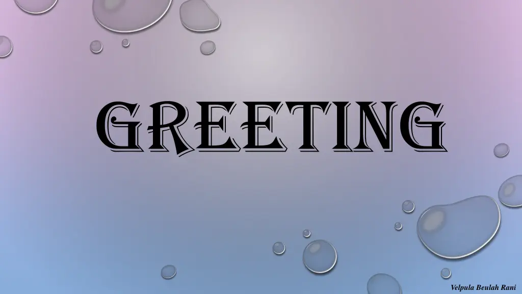 greeting n.w