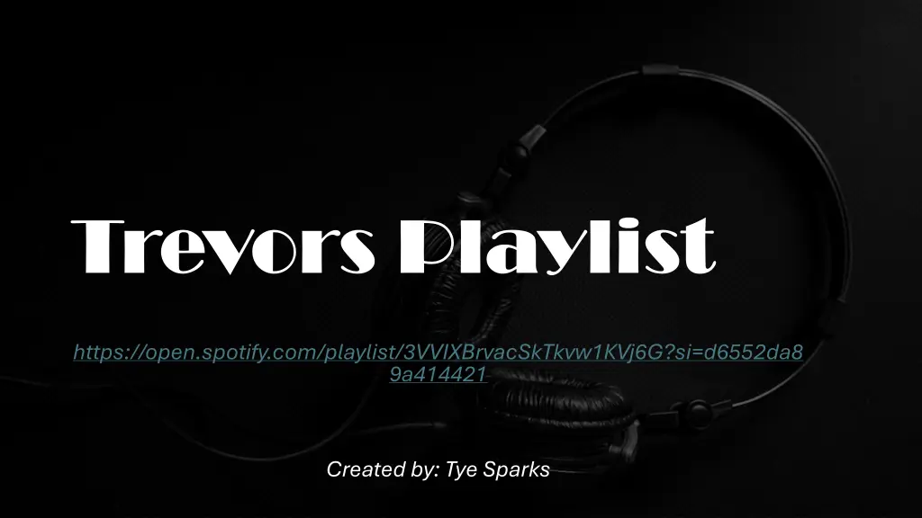 trevors playlist n.w