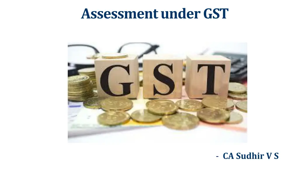 assessment under gst n.w