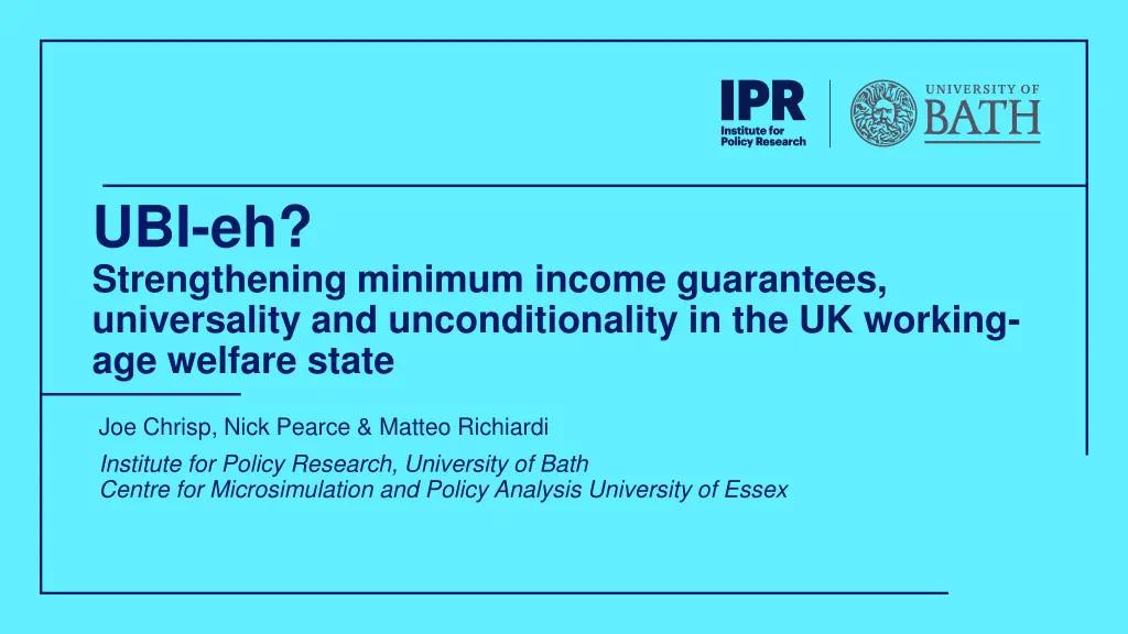 ubi eh strengthening minimum income guarantees n.w