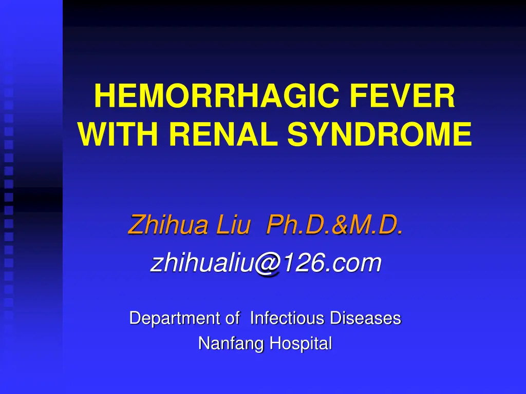 hemorrhagic fever with renal syndrome n.w