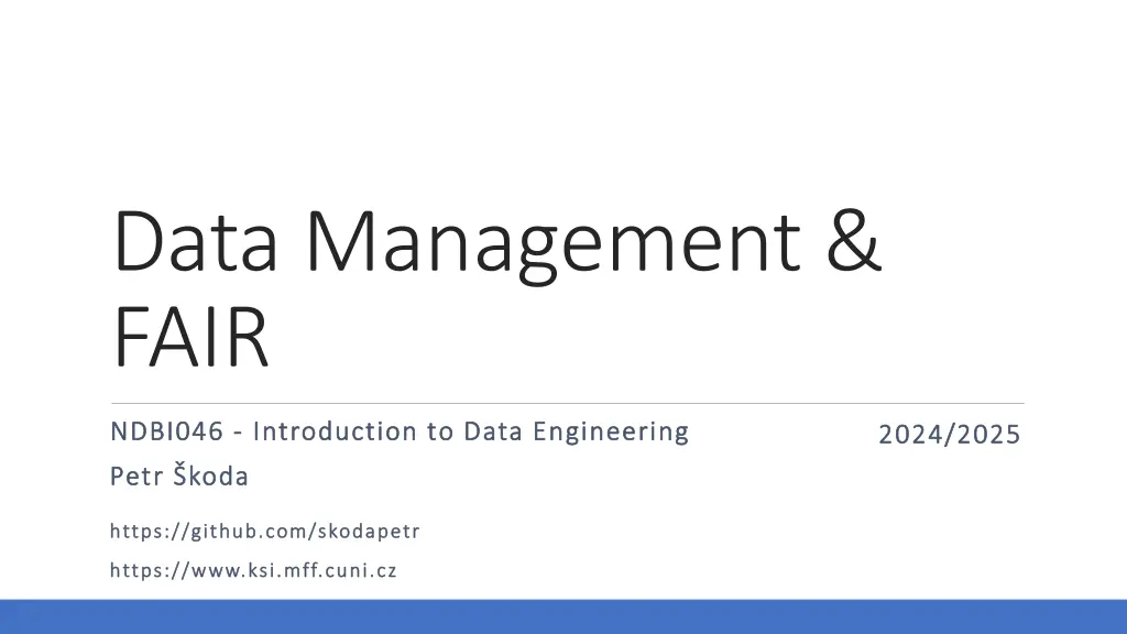 data management fair n.w