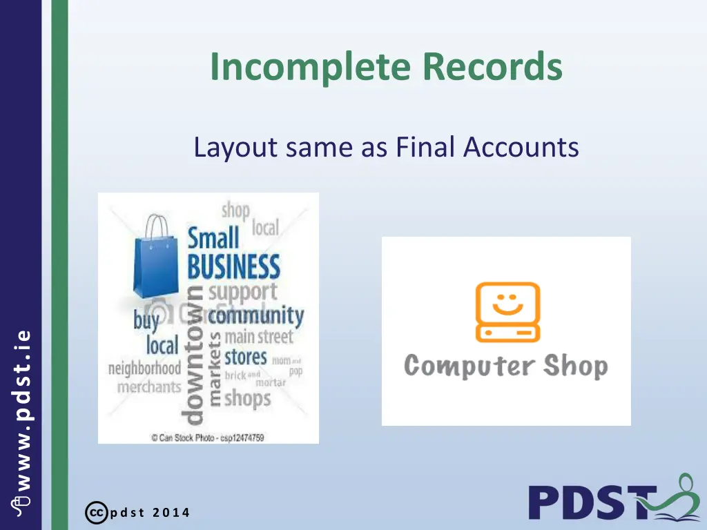 incomplete records n.w