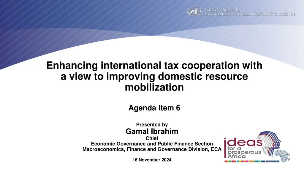 enhancing international tax cooperation with n.w