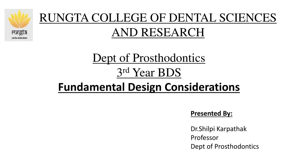 rungta college of dental sciences and research n.w