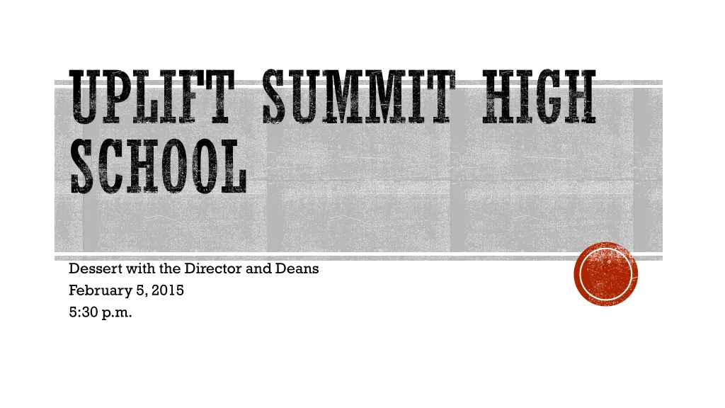 uplift summit high school n.w