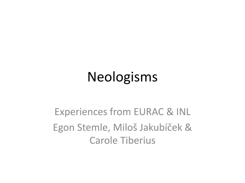neologisms n.w