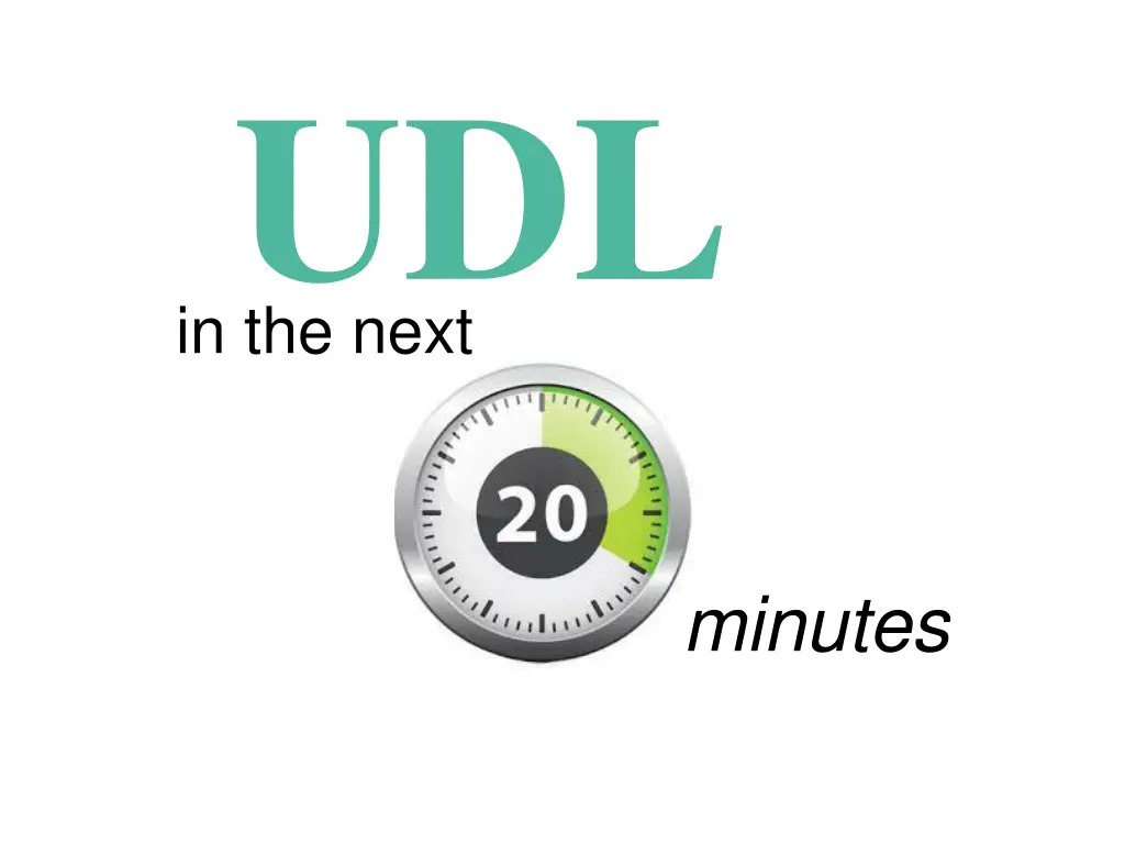 udl in the next n.w
