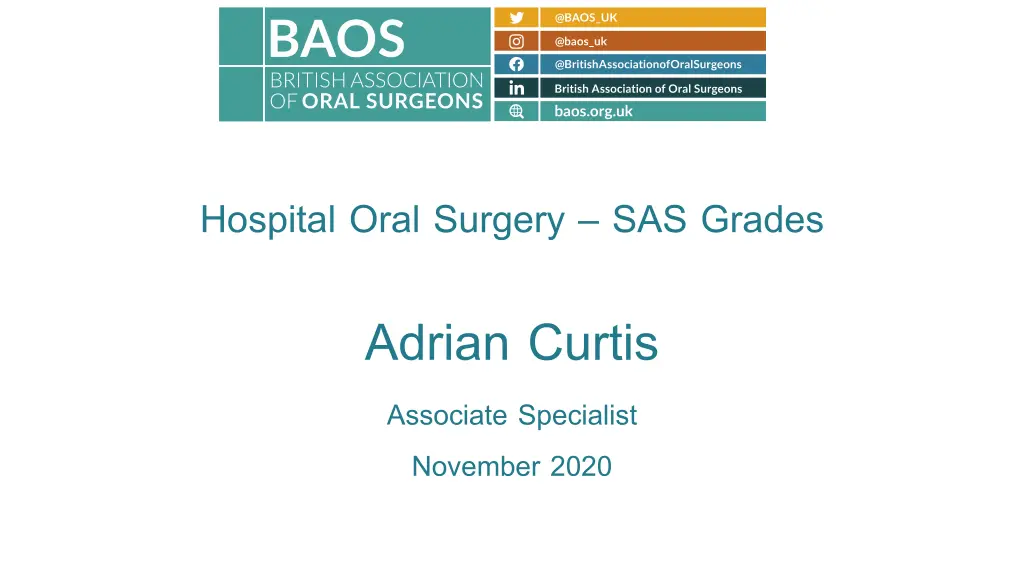 hospital oral surgery sas grades n.w