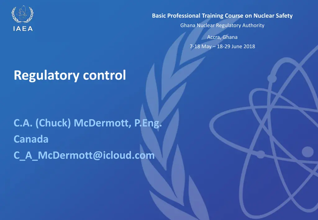 basic professional training course on nuclear n.w