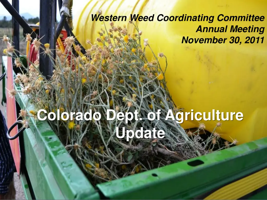 western weed coordinating committee n.w
