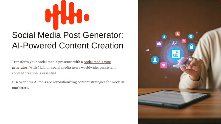 social media post generator ai powered content n.w