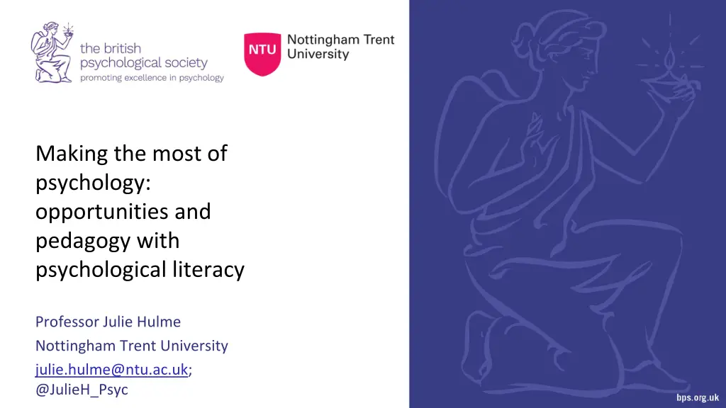 making the most of psychology opportunities n.w
