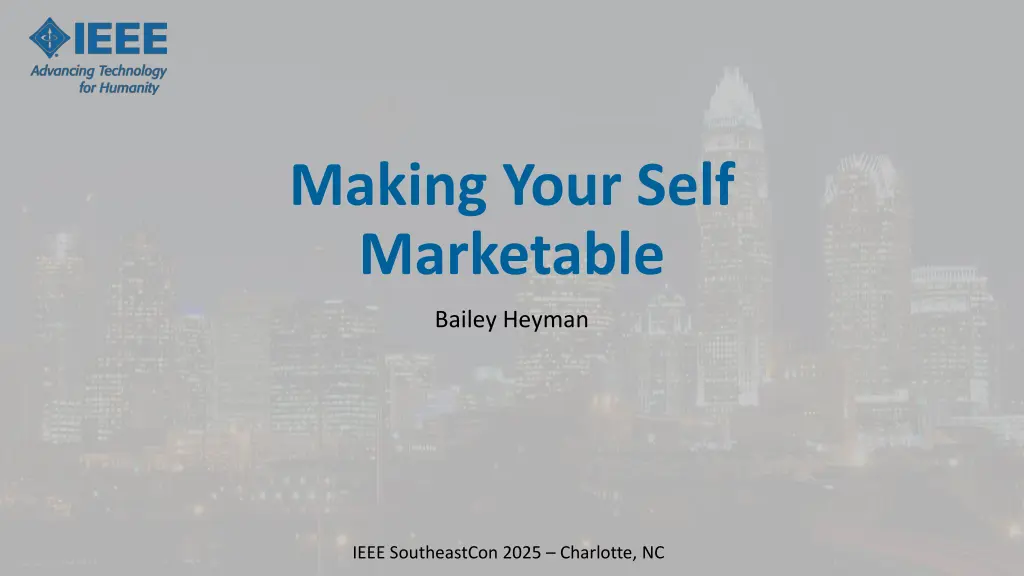 making your self marketable n.w