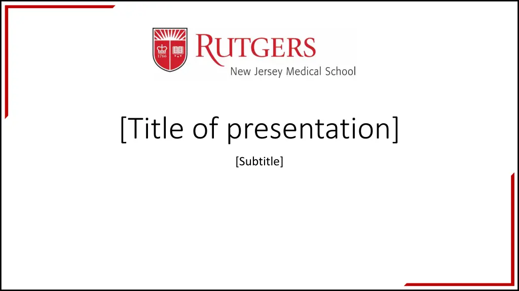 title of presentation n.w